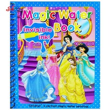 کتاب نقاشی با آب طرح پرنسس های دیزنی Magic Water Book 009
