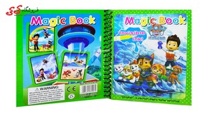کتاب نقاشی با آب طرح سگ های نگهبان-Magic Water Book
