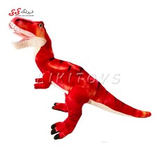 دایناسور تیرکس پولیشی قرمز متوسط اورجینال اسباب بازی Tyrannosaurus Dinosaur 15208