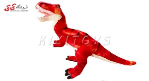 دایناسور تیرکس پولیشی قرمز متوسط اورجینال اسباب بازی Tyrannosaurus Dinosaur 15208