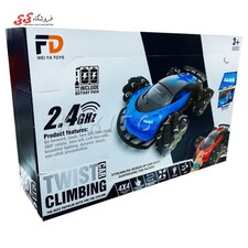 اسباب بازی ماشین کنترلی بوگاتی چرخ کپسولی TWIST CLIMBING CAR