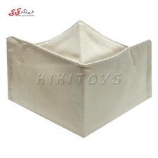 ماسک صورت سه بعدی پارچه ای سه لایه سفید