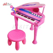 پیانو پایه دار با میکروفون اسباب بازی Electronic Piano 3205A