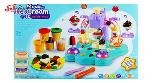 قیمت اسباب بازی ست بستنی و شیرینی با خمیر بازی MUSIC ICE CREAM