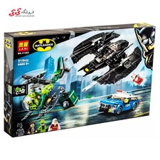 لگو سفینه بتمن و هلیکوپتر ریدلر BATMAN برند لاری LARI 11352