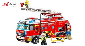 لگو ماشین آتشنشانی اسباب بازی  Qman 2807