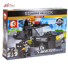 لگو ماشین نیروی ویژه SEMBO BLOCK 102258  Military Lego