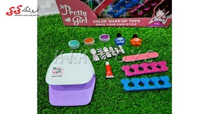 ست طراحی ناخن اسباب بازی -Nail Salon Glitter Set
