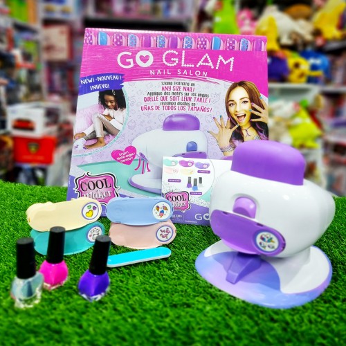 اسباب بازی استمپر ناخن دست و پا و ست آرایشی GO GLAM Nail salon play set
