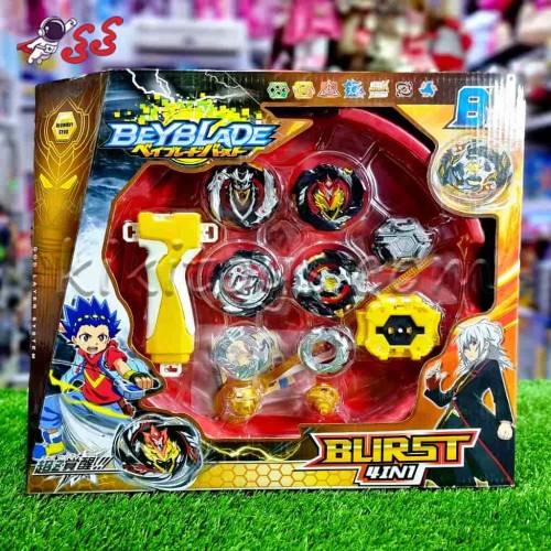 فرفره انفجاری 4 عددی سیاه بی بلید اسباب بازی BEYBLADE - کی کی تویز