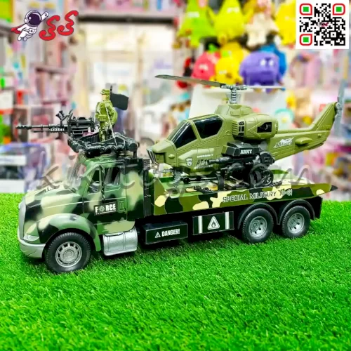 کامیون ارتشی اسباب بازی و هلیکوپتر 8803