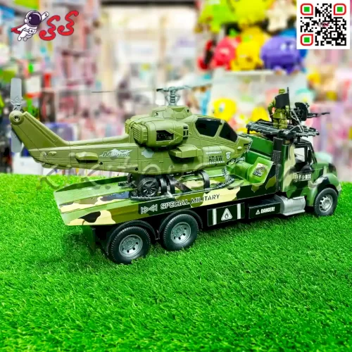 خرید اینترنتی کامیون ارتشی اسباب بازی و هلیکوپتر 8803