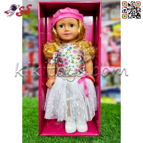 عروسک دخترانه با کلاه اسباب بازی چشم متحرک 8920L
