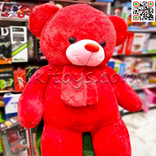 عروسک خرس قرمز ولنتاین 160 سانتی | فروشگاه کی کی
