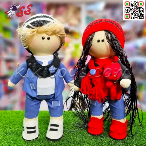 عروسک روسی دختر و پسر لباس اسپرت 1402 KIKI DOLLS