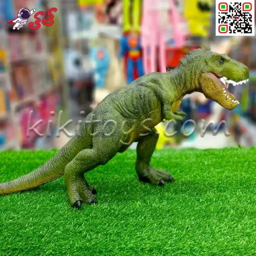 فروش فیگور دایناسور تیرکس سبز نرم Tyrannosaurus 149