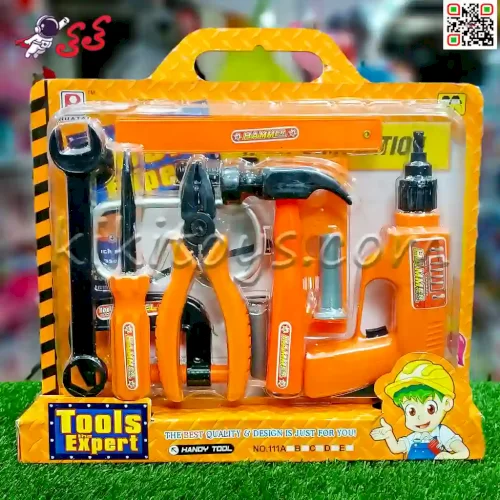 جعبه ابزار اسباب بازی با دریل TOOLS SET 111