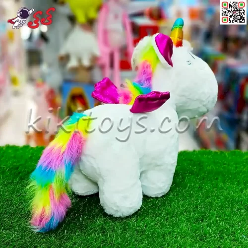 فروش عروسک پولیشی اسب تک شاخ اگنس 40 سانتیمتر Plush toys unicorn