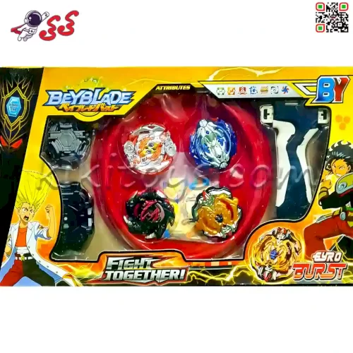 فرفره انفجاری بی بلید اسباب بازی 2 عددی با زمین بازی BEYBLADE