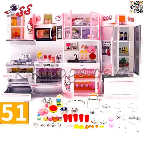 خرید اینترنتی اسباب بازی آشپزخانه کودک کیتی اورجینال Modern Kitchen 26211HK