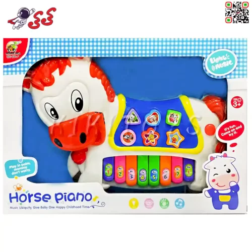 ارگ اسباب بازی موزیکال کودک طرح اسب Horse Piano 5577