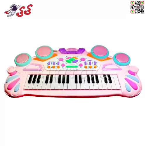 پیانو اسباب بازی دخترانه شارژی با میکروفون Electronic Piano 7004B