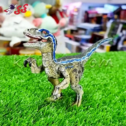 فیگور دایناسور ولاسیراپتور آبی کوچک Velociraptor 5007