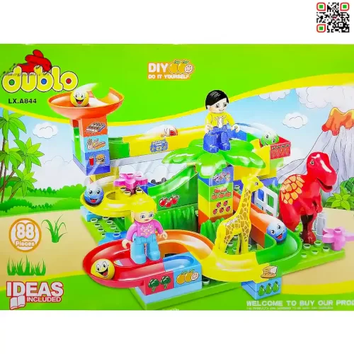 ساختنی لگو دوپلو قطعه درشت پارک دایناسور و حیوانات LEGO doblo 844