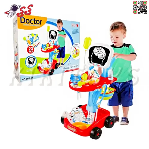 اسباب بازی میز پزشکی چرخدار Medical Play Set 66043