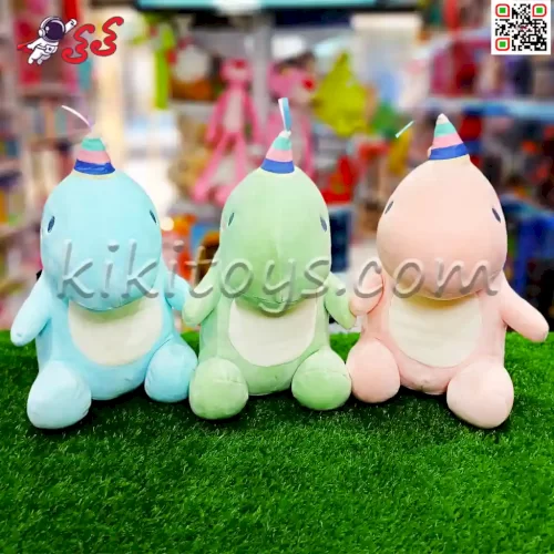 عروسک پولیشی دایناسور نشسته اسباب بازی Dinosaur polish doll