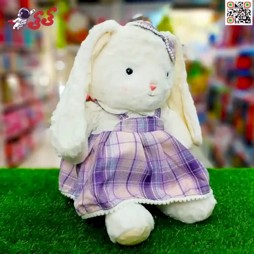 سفارش اینترنتی عروسک پولیشی خرگوش لباس سارافونی اسباب بازی Rabbit plush doll