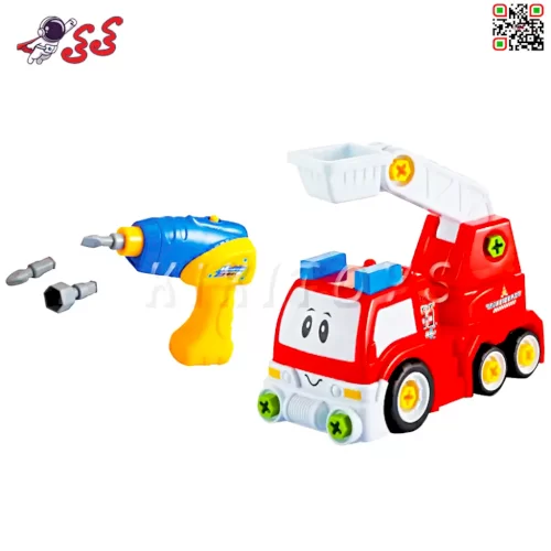 اسباب بازی ماشین و کامیون آتشنشانی با دریل برقی KAMYU Fire truck 22914