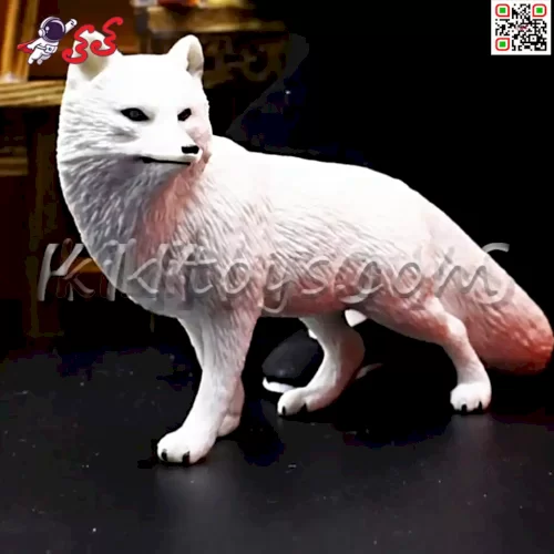 فیگور حیوانات ماکت روباه زمستانی Fiqure of fox 678