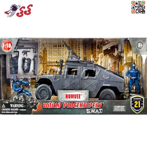 ماکت جیپ نظامی گروه ویژه با سرباز برند ام اند سی HUMVEE 77123