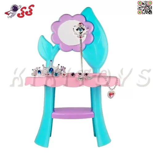 عکس میز آرایشی دخترانه اسباب بازی طرح گل Beauty Girl set 639A-3