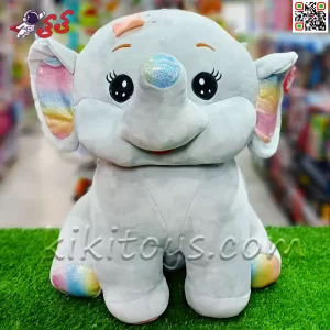 سایت خرید عروسک فیل خندان گوش رنگی پولیشی اسباب بازی