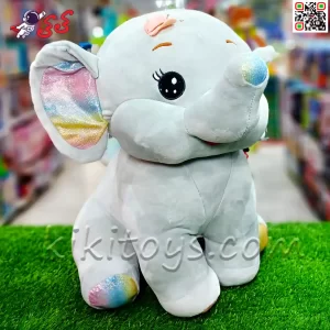 خرید اینترنتی عروسک فیل خندان گوش رنگی پولیشی اسباب بازی