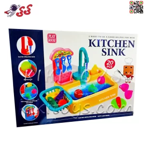 قیمت و مشخصات سینک ظرفشویی اسباب بازی با میوه KITCHEN SINK 6060