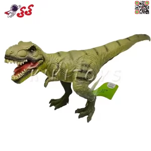 سفارش انلاین اسباب بازی فیگور دایناسور طرح تیرکس گوشتی سبز Tyrannosaurus x145