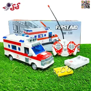 قیمت و مشخصات ماشین آمبولانس کنترلی شارژی اسباب بازی