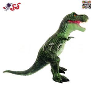 قیمت و مشخصات اسباب بازی دایناسور تیرکس سبز بزرگ DINOSAUR ANIMAL X056