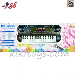 پیانو اسباب بازی موزیکال با میکروفون Keyboard Electric piano HS-3250