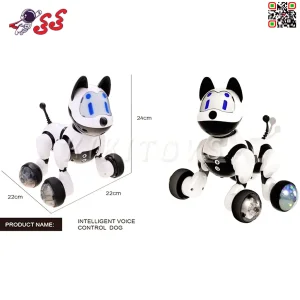 سفارش انلاین اسباب بازی سگ رباتی کنترل صوتی یودی YOUDI MG010