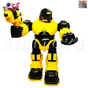 سایت خرید اینترنتی اسباب بازی ربات موزیکال و راهرو زرد THUNDEROBOLT 607