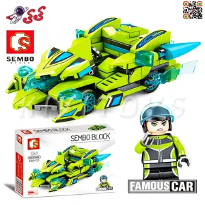 لگو ماشین قهرمانان سمبوبلاک SEMBO BLOCK 607203C