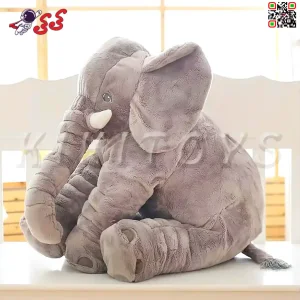 عروسک پولیشی فیل بالشتی طوسی اورجینال غول پیکر 90 سانت Pillow Doll