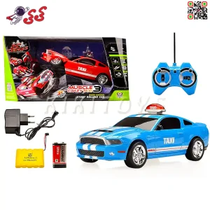 ماشین کنترلی دیوانه تاکسی اسباب بازی STUNT ROLLIG CAR