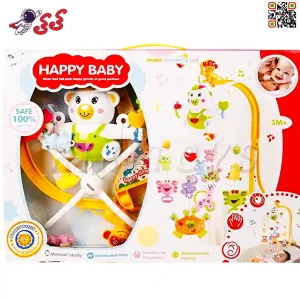 اویز تخت نوزاد موزیکال برقی اسباب بازی HAPPY BABY 68821
