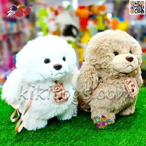 عروسک سگ پشمالو کیوت با غلاده اورجینال اسباب بازی 2 سایز