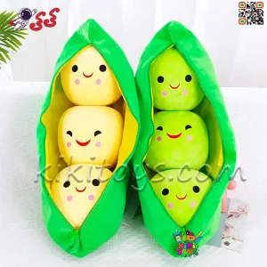 عروسک نخود فرنگی پولیشی اسباب بازی 2 سایز